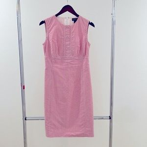 Brooks Brothers Pink & White Gingham Dress